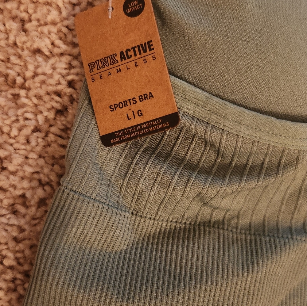 Victoria's Secret Pink Sea Salt 2 Peace Seamless Work Out Set - Picture 6 of 15